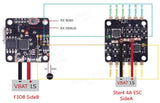 Racerstar F3D8 16X16mm Micro F3 Flight Control Board Built-in 8CH SBUS Receiver for Frsky X9D Plus