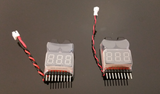 1S to 8S Lipo Voltage Tester with Buzzer and Optional Micro Cable