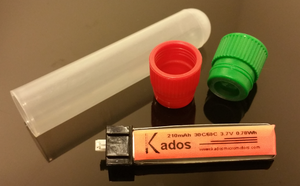 Kados 210mah 30c-60cwith crush proof tube